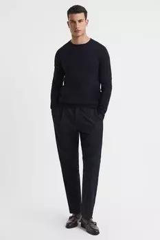 Свитер Wessex из шерсти мериноса Reiss, синий