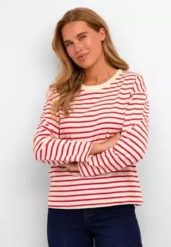 Свитер Winny Kaffe, цвет antique white virtual pink