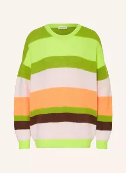 Свитер витов с альпакой American Vintage, зеленый