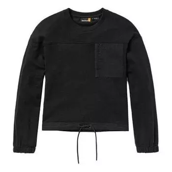 Свитер (WMNS) Timberland Bold Beginnings Mix Media Creneck Sweater 'Black', черный