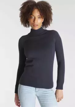 Свитер-водолазка "Аризона" "одноцветная водолазка" с водолазкой Arizona, цвет морской волны