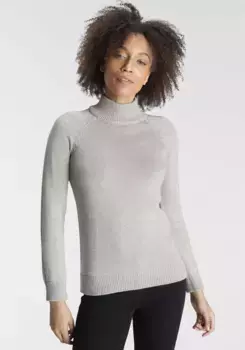 Свитер-водолазка "Аризона" "одноцветная водолазка" с водолазкой Arizona, серый