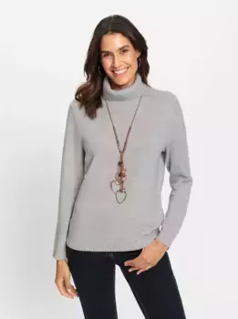 Свитер-водолазка Inspirations "Пуловер" Inspirationen, цвет Hellgrau-Meliert