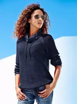 Свитер-водолазка Inspirations "Пуловер" Inspirationen, цвет морской волны