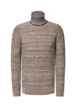 Свитер-водолазка модного вязаного дизайна RUSTY NEAL, бежевый