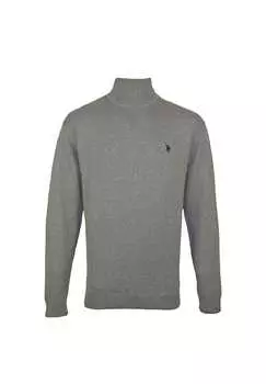 Свитер водолазка рубашка с длинным рукавом водолазка U.S. Polo Assn., серый