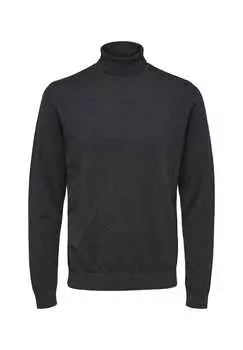 Свитер водолазка свитер Selected, серый