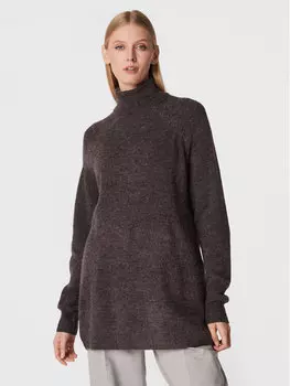 Свитер-водолазка свободного кроя B.Young, серый