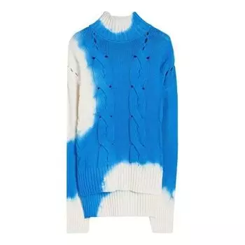 Свитер wool sweater 'blue white' Off-White, синий