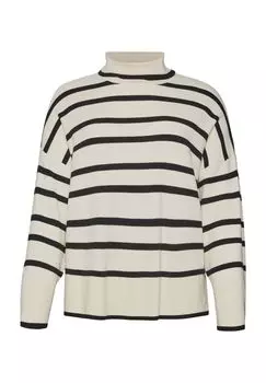Свитер, воротник стойка, женский VERO MODA, черный