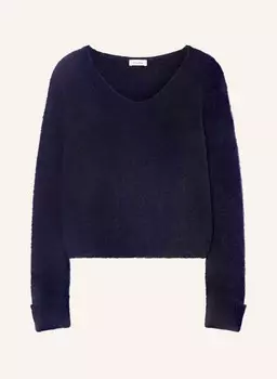 Свитер восток с альпакой American Vintage, синий