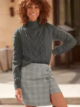 Свитер вязанной вязки Lascana, цвет Charcoal