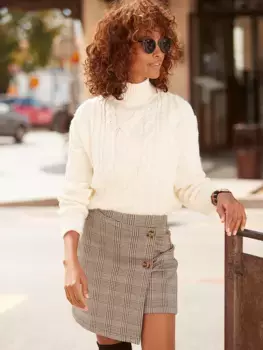 Свитер вязанной вязки Lascana, цвет Cream