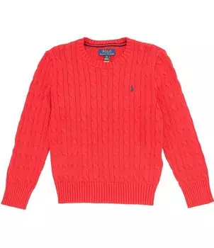 Свитер вязанной вязки с длинными рукавами Polo Ralph Lauren Big Boys 8-20, красный