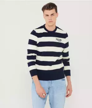 Свитер вязаный Atlantis Retro Jeans, синий