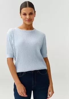 Свитер вязаный BAZO TATUUM, цвет blue