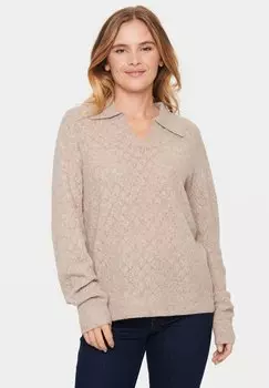 Свитер вязаный DACSZ Saint Tropez, цвет atmos melange