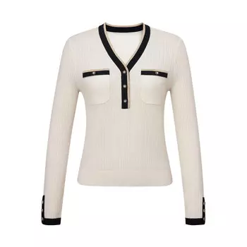 Свитер вязаный Deep Breath, розовый