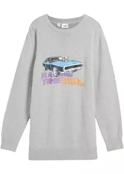 Свитер вязаный для мальчика Bpc Bonprix Collection, серый