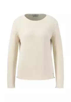 Свитер вязаный FYNCH-HATTON, с заклепками по бокам, цвет Milk