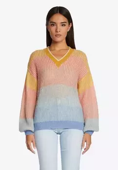 Свитер вязаный MIT BUNTEN STREIFEN Rich & Royal, Светло-синий