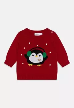Свитер вязаный NBFRADEER UNISEX Name it, цвет jester red