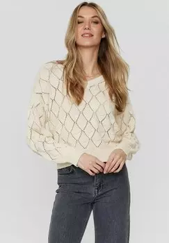 Свитер вязаный NUHARLEY Nmph, цвет birch