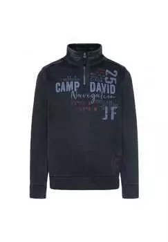 Свитер вязаный свитер troyer Camp David, синий