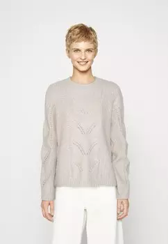 Свитер вязаный VMSOF O NECK Vero Moda, цвет silver lining melange