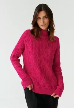 Свитер вязаный WENWENA TATUUM, цвет fuchsia