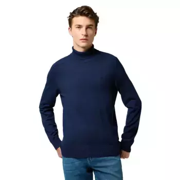 Свитер Wrangler 112371533 Regular Fit high neck, синий