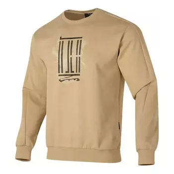 Свитер wuji logo sweater 'tan' Adidas, бежевый