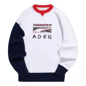 Свитер x ader error crew neck pullover sweatshirt 'white' Puma, белый