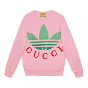 Свитер x adidas cotton sweatshirt 'pink' Gucci, розовый