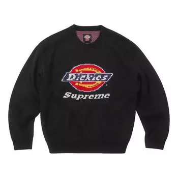 Свитер x dickies sweaters 'black red' Supreme, черный