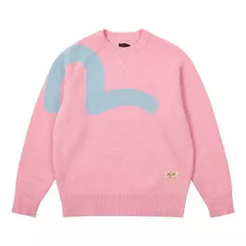 Свитер x evisu seagull knit pink nectar logo sweater 'pink' Palace, розовый