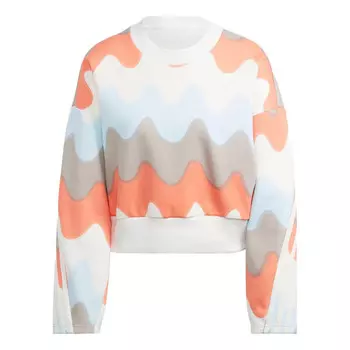 Свитер x Marimekko Future Icons толстовка с тремя полосками Adidas, мульитколор