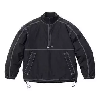 Свитер x nike ripstop pullover 'black white' Supreme, черный