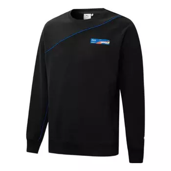 Свитер x roaringwild sweatshirt 'black blue' Puma, черный