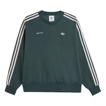 Свитер x sporty & rich sweatshirt Adidas, зеленый