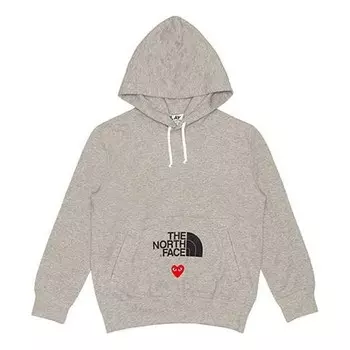 Свитер x the north face hoodie 'grey' Comme Des Garcons Play, серый