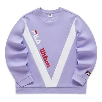 Свитер x wilson crossover sports pullover 'purple' Fila, фиолетовый