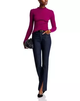 Свитер Яна Elie Tahari, розовый