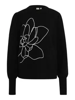 Свитер YAS Tall YASJUVA, черный