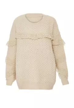 Свитер YASANNA Sweater, бежевый