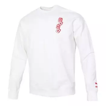 Свитер yotox sweater 'white red black' Puma, белый