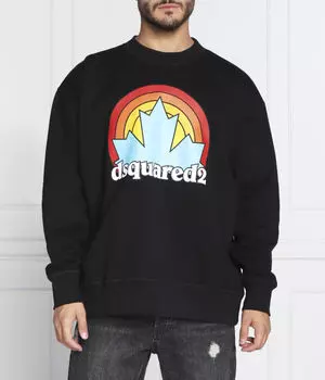 Свитер закат Regular fit Dsquared2, черный