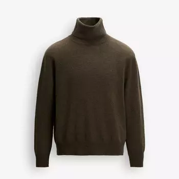 Свитер Zara by Carlyne Cerf Basic Wool High Neck, хаки