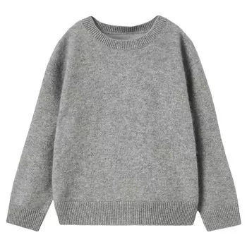 Свитер Zara Kids New Neutrals Cashmere Knit, серый