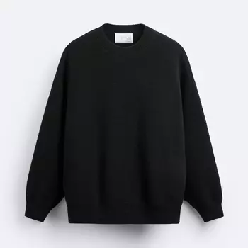 Свитер Zara X Studio Nicholson Cashmere Blend, черный